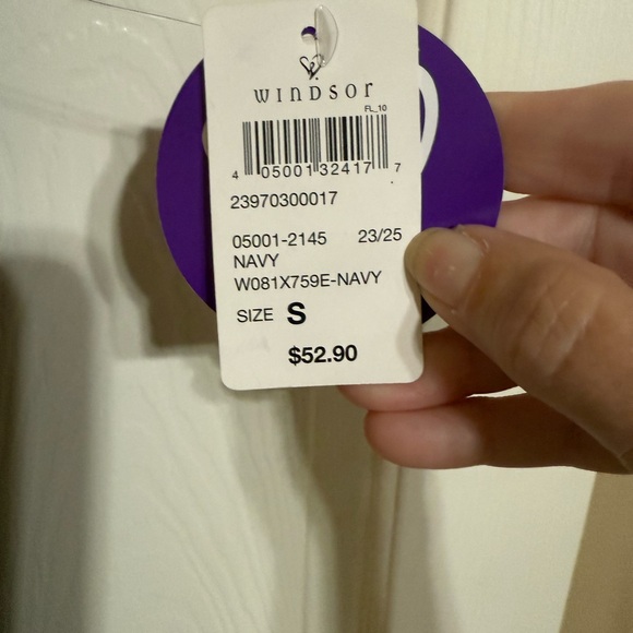 NWT Windsor Navy Sparkle Mini Dress - Picture 2 of 8